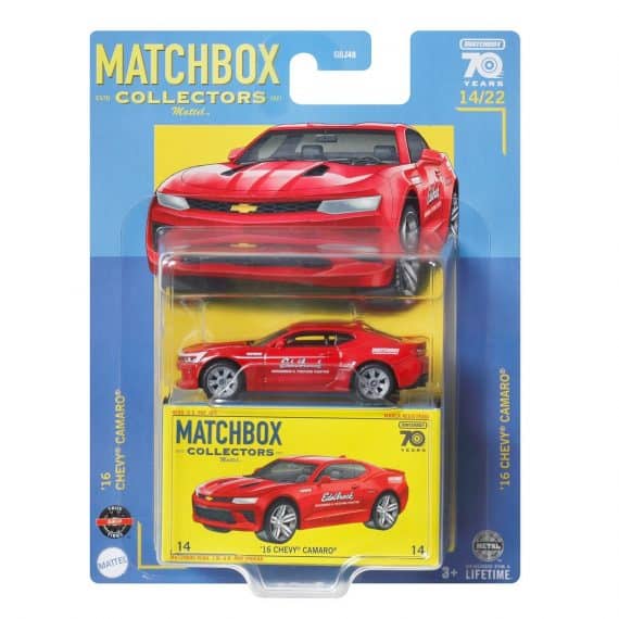 Matchbox 1/64 Collectors No.14 16 Chevy Camaro HLJ61-LA10