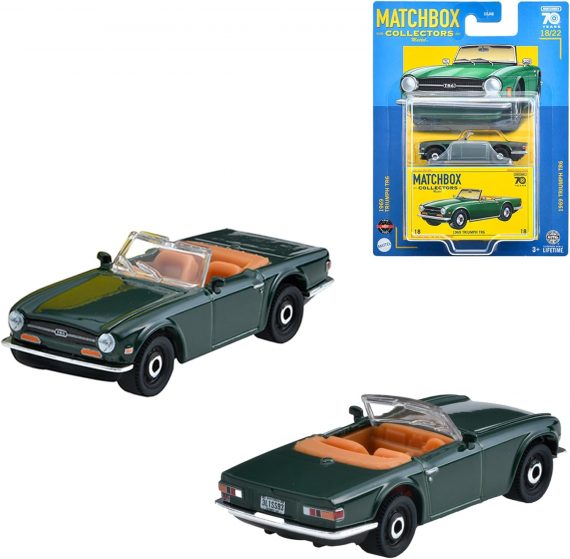 Matchbox 1/64 Collectors No.18 1969 Triumph TR6 HLJ63-LA10