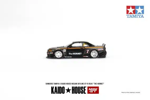 MINI GT No.093 Nissan Skyline GT-R (R34) Kaido Works Tamiya Hornet V1 KHMG093