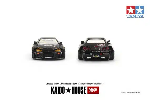 MINI GT No.093 Nissan Skyline GT-R (R34) Kaido Works Tamiya Hornet V1 KHMG093