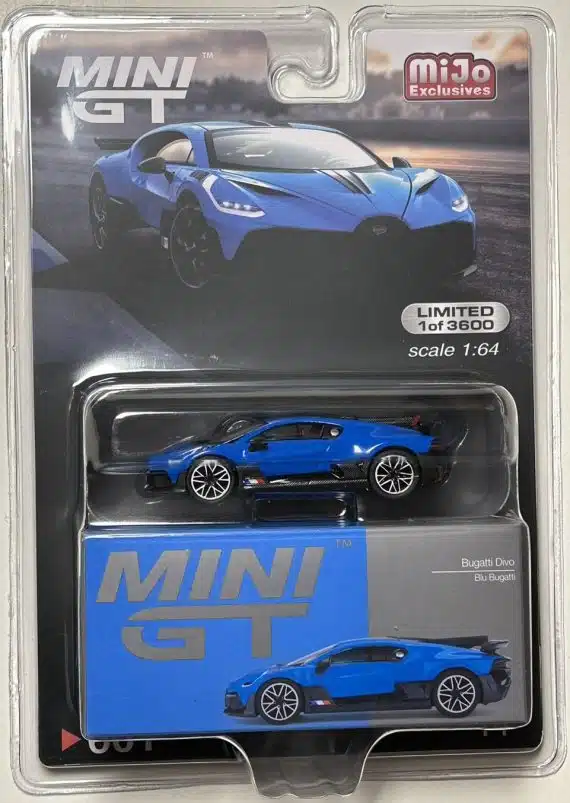 MINI GT No.601 Bugatti Divo Blu Bugatti LHD MGT00601-MJ Diecast model cars