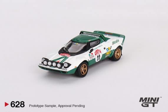 MINI GT No.628 Lancia Stratos HF 1975 Rally Sanremo Winner #11 MGT00628 Diecast model cars