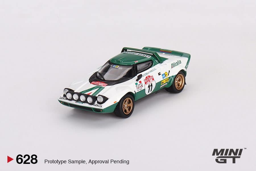 MINI GT No.628 Lancia Stratos HF 1975 Rally Sanremo Winner #11 MGT00628 Diecast model cars