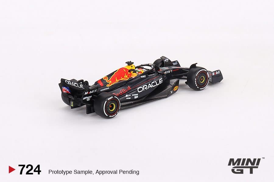 MINI GT No.724 Oracle Red Bull Racing RB19 #1 Max Verstappen  2023 F1 2023 Bahrain GP Winner MGT00724 Diecast model cars