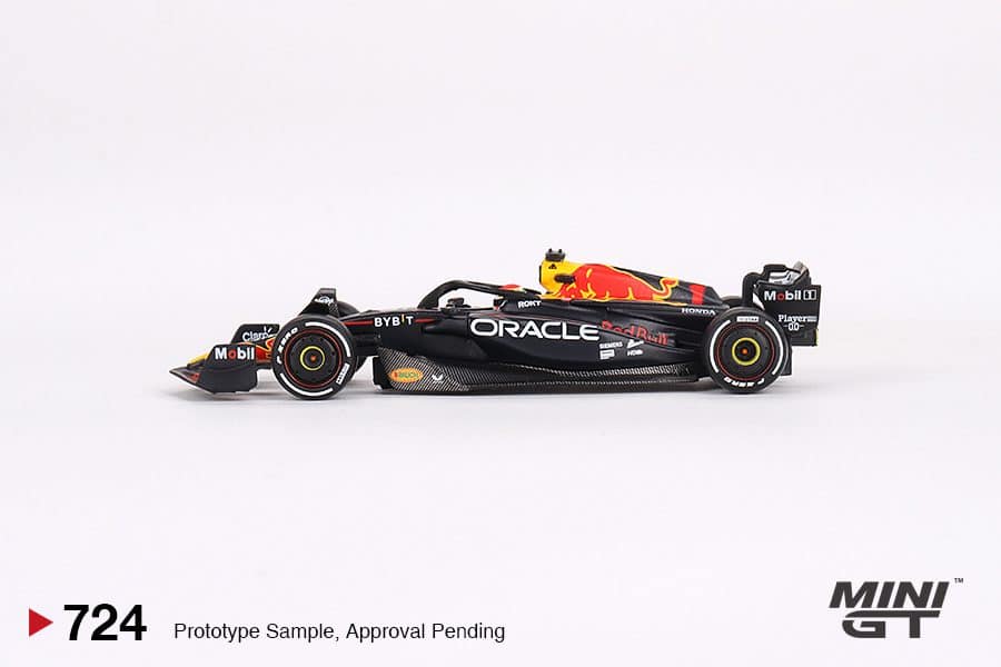 MINI GT No.724 Oracle Red Bull Racing RB19 #1 Max Verstappen  2023 F1 2023 Bahrain GP Winner MGT00724 Diecast model cars