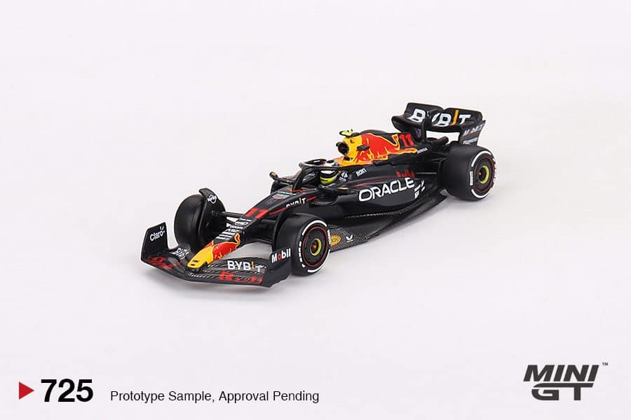 MINI GT No.725 Oracle Red Bull Racing RB19 #11 Sergio Pérez 2023 F1 2023 Saudi Arabian GP Winner MGT00725 Diecast model cars