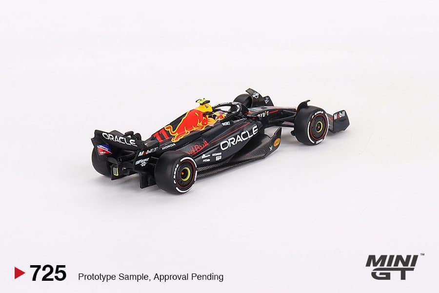 MINI GT No.725 Oracle Red Bull Racing RB19 #11 Sergio Pérez 2023 F1 2023 Saudi Arabian GP Winner MGT00725 Diecast model cars