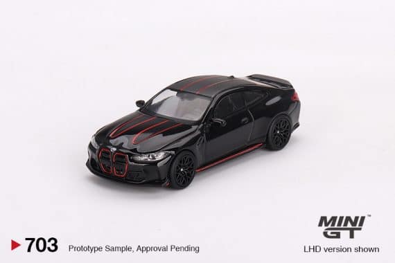 MINI GT No.703 BMW M4 CSL Black Sapphire MGT00703 Diecast model cars