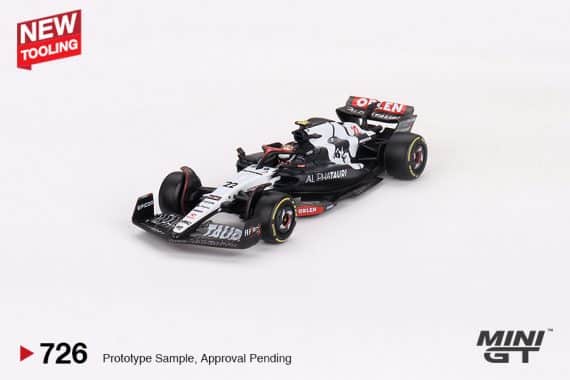 MINI GT No.726 AlphaTauri AT04 #22 Yuki Tsunoda 2023 F1 2023 Australian GP MGT00726 Diecast model cars