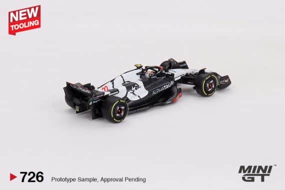 MINI GT No.726 AlphaTauri AT04 #22 Yuki Tsunoda 2023 F1 2023 Australian GP MGT00726 Diecast model cars