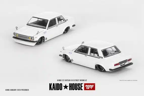 MINI GT No.122 Kaido House Datsun 510 Street Nismo V2 KHMG122 Diecast model cars