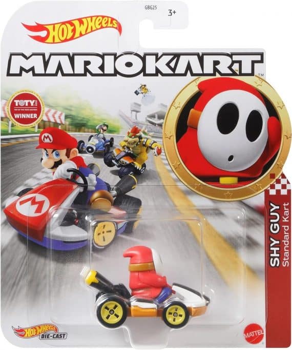 Hot Wheels Mario Kart Shy Guy Standard Kart GRN25 GBG25