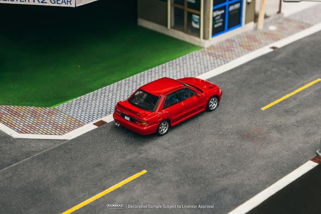 Tarmac Works 1/64 GLOBAL64 Mitsubishi Lancer GSR Evolution Red T64G-048-RE