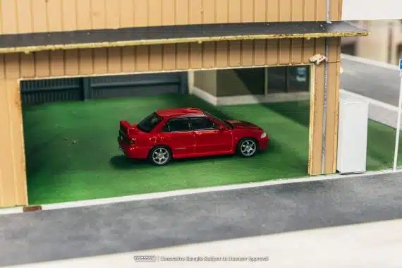 Tarmac Works 1/64 GLOBAL64 Mitsubishi Lancer GSR Evolution Red T64G-048-RE