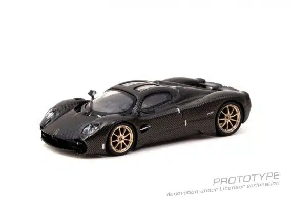 Tarmac Works 1/64 GLOBAL64 Pagani Utopia - CARBON FIBER EDITION Black Carbon Fiber T64G-TL055-BCF