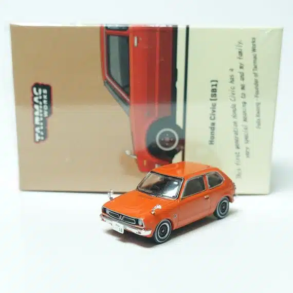 Tarmac Works 1/64 COLLAB64 Honda Civic (SB1) Orange JC64-TL006-OR