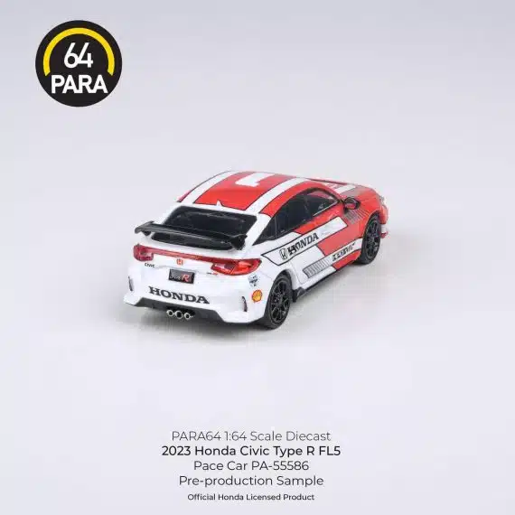 PARA64 1:64 2023 Honda Civic Type R FL5 Pacecar PA-55586