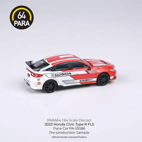 PARA64 1:64 2023 Honda Civic Type R FL5 Pacecar PA-55586