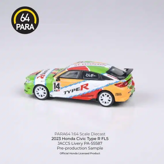 PARA64 1:64 2023 Honda Civic Type R FL5 JACCS Livery PA-55587