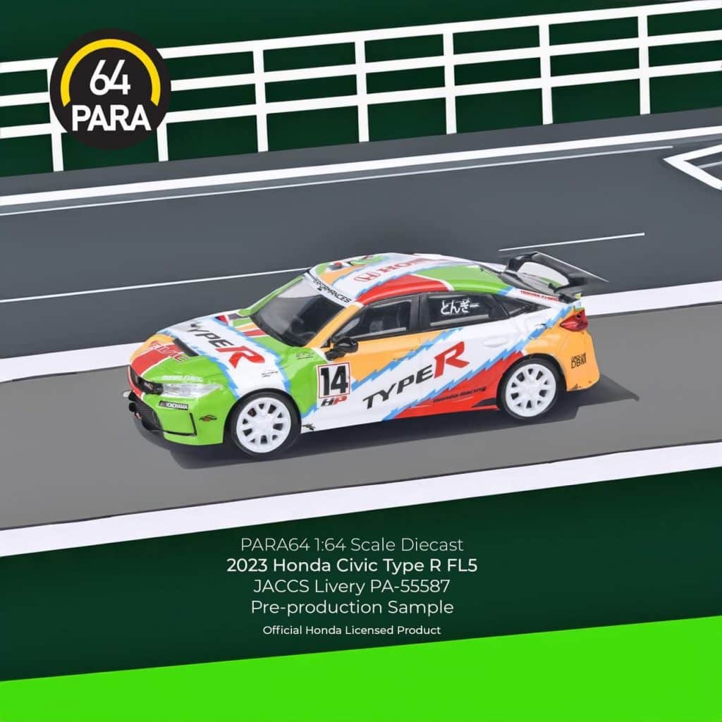 PARA64 1:64 2023 Honda Civic Type R FL5 JACCS Livery PA-55587