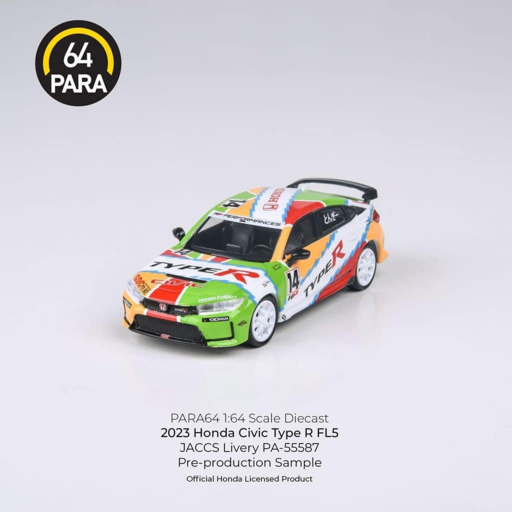 PARA64 1:64 2023 Honda Civic Type R FL5 JACCS Livery PA-55587