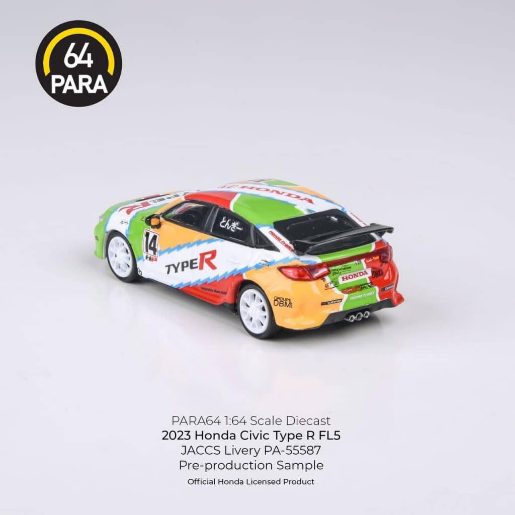 PARA64 1:64 2023 Honda Civic Type R FL5 JACCS Livery PA-55587