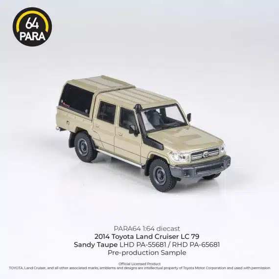 PARA64 1:64 2014 Toyota Land Cruiser LC 79 Sandy Taupe PA-65681