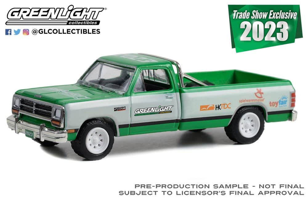Greenlight 1/64 Trade Show Exclusive 2023 - 1990 Dodge D-350 30428
