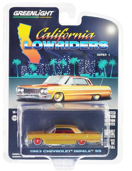 Greenlight 1/64 California Lowriders Series 4 - 1963 Chevrolet Impala SS 63050-C