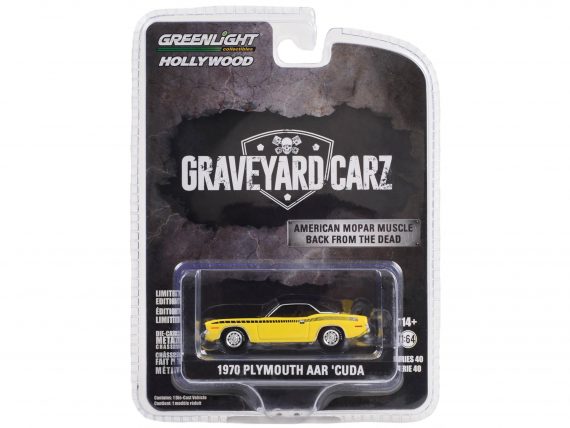 Greenlight 1/64 Hollywood Series 40 - Graveyard Carz 1970 Plymouth AAR Cuda 62010-D