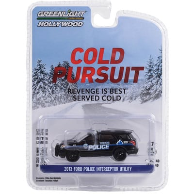 Greenlight 1/64 Hollywood Series 40 - Cold Pursuit 2013 Ford Police Interceptor Utility 62010-F