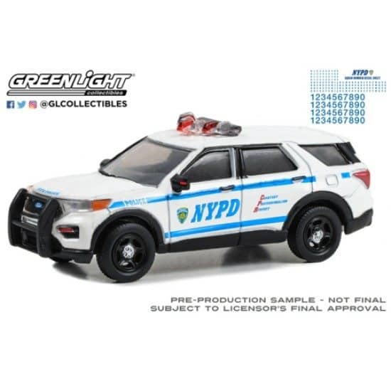 Greenlight 1/64 NYPD 2020 Ford Police Interceptor Utility 42776