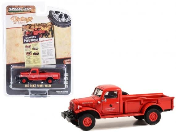 Greenlight 1/64 Vintage AD Cars Series 9 - 1945 Dodge Power Wagon 39130-A