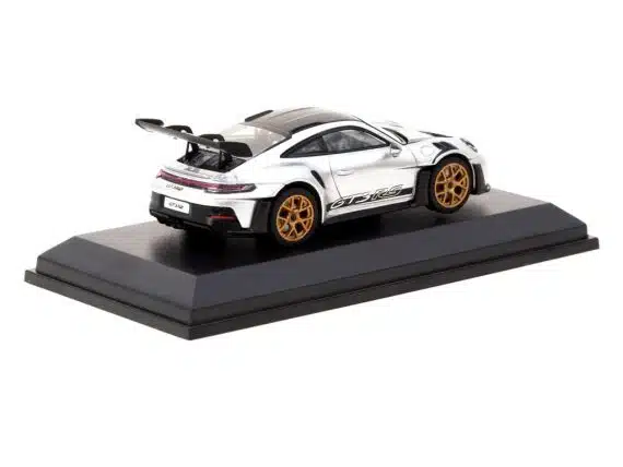 MINICHAMPS 1/64 COLLAB64 Tarmac Works Porsche 911 (992) GT3 RS GT Silver Metallic T64MC-005-SL