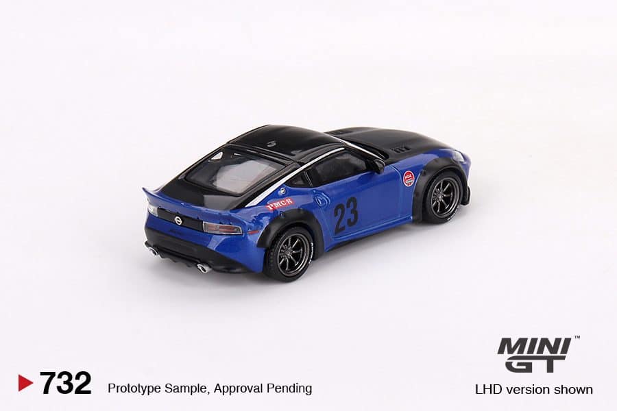 MINI GT No.732 Nissan Z LB★NATION WORKS Serian Blue MGT00732
