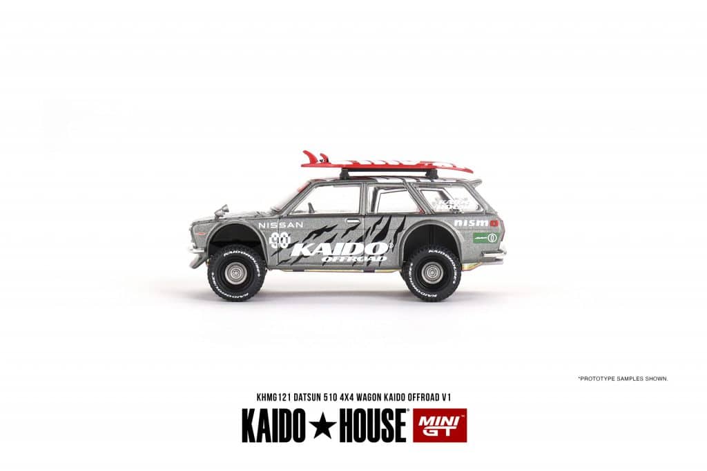 MINI GT No.121 Kaido House Datsun KAIDO 510 Wagon 4x4 Kaido Offroad V1 KHMG121