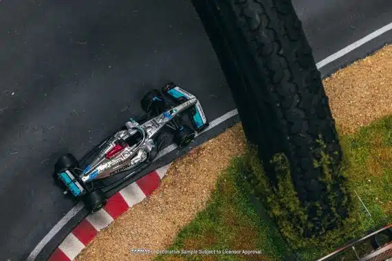 Tarmac Works 1/64 GLOBAL64 Mercedes-AMG F1 W13 E Performance Belgian Grand Prix 2022 George Russell T64G-F044-GR3