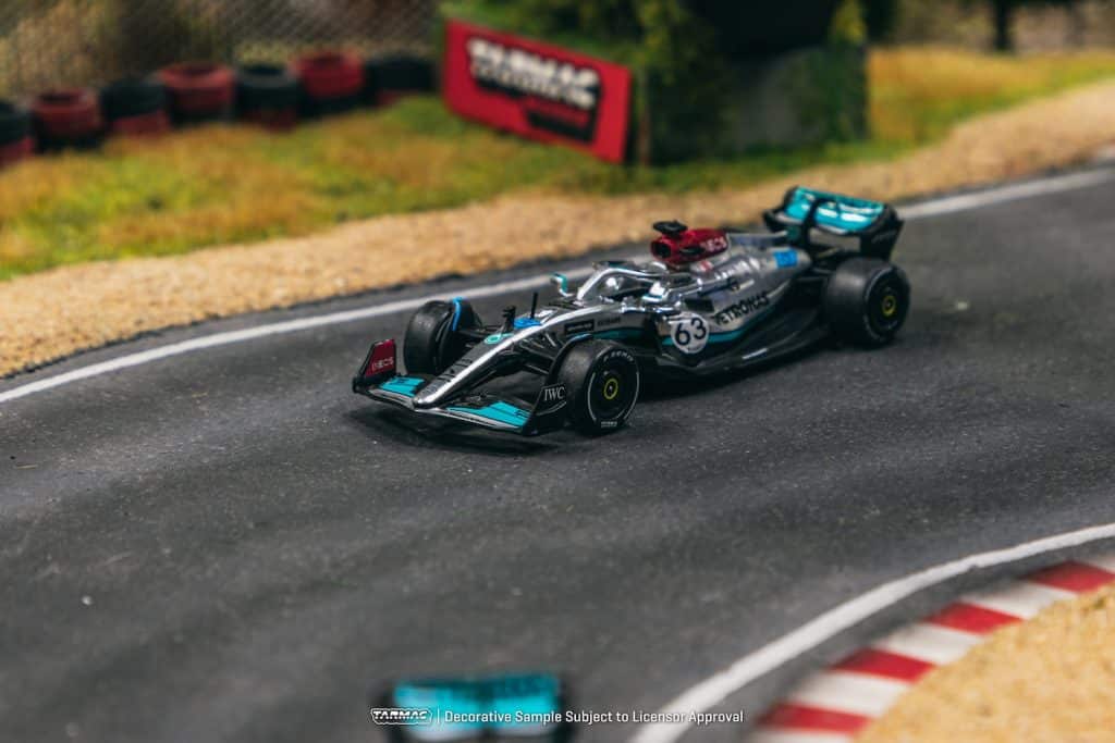 Tarmac Works 1/64 GLOBAL64 Mercedes-AMG F1 W13 E Performance Belgian Grand Prix 2022 George Russell T64G-F044-GR3