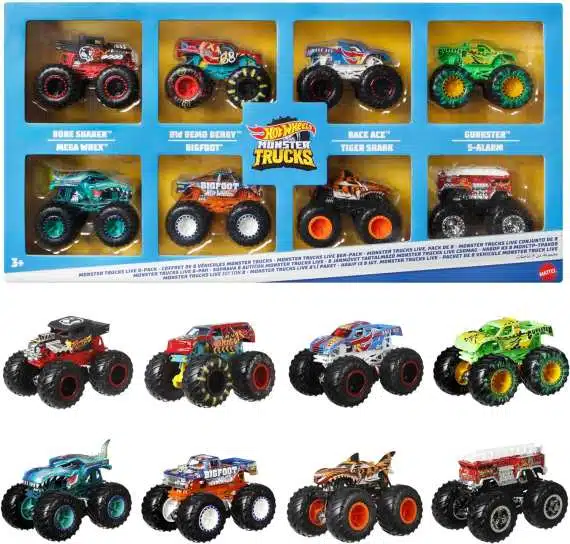 Hot Wheels Monster Truck 8 Pack