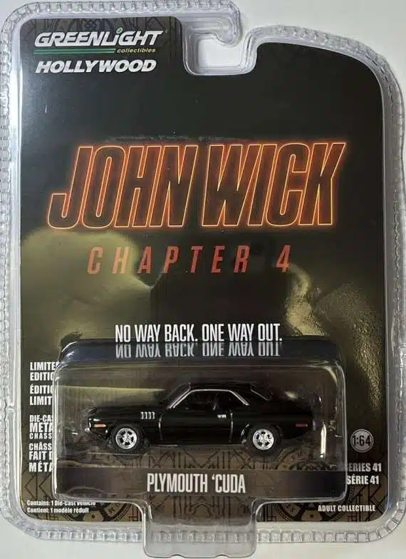 John Wick Chapter 4 Plymouth Cuda 62020-F