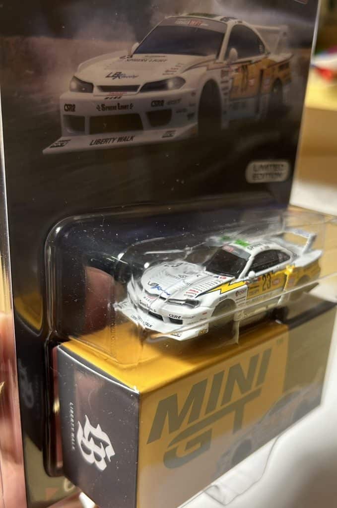 MINI GT No.618 miJo Exclusives Nissan LB-Super Silhouette S15 SILVIA #23 2022 Goodwood Festival of Speed USA Blister Packaging MGT00618-MJ Diecast model cars