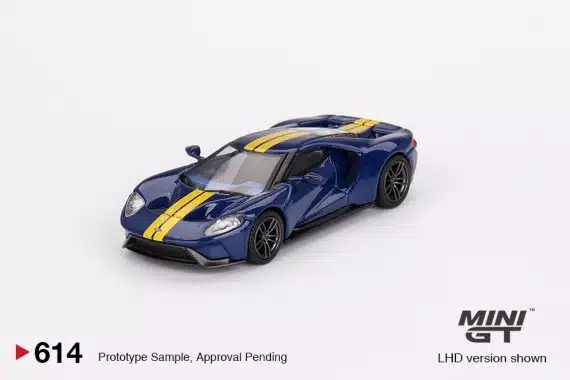 MINI GT No.614 Ford GT Sunoco Blue MGT00614