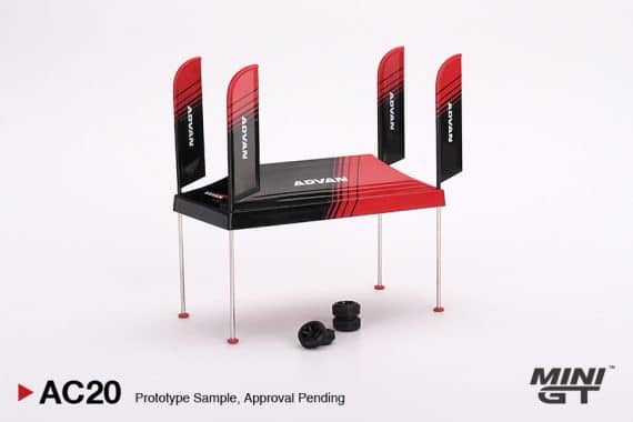 MINI GT Paddock Service Tent Set - ADVAN MGTAC20