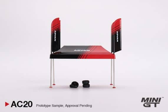 MINI GT Paddock Service Tent Set - ADVAN MGTAC20