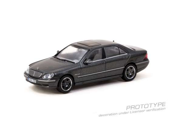 Tarmac Works 1/64 GLOBAL64 Mercedes-Benz S 65 AMG Tectite Grey Metallic T64G-072-GY