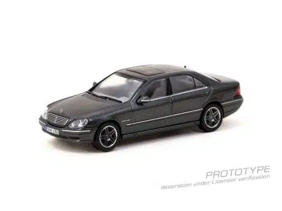 Tarmac Works 1/64 GLOBAL64 Mercedes-Benz S 65 AMG Tectite Grey Metallic T64G-072-GY