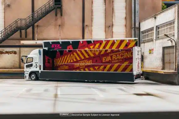 Tarmac Works 1/64 TRUCK64 Mitsubishi Fuso Super Great EVA Racing T64T-TL001-EVA