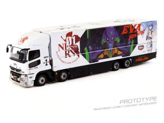 Tarmac Works 1/64 TRUCK64 Mitsubishi Fuso Super Great EVA Racing T64T-TL001-EVA