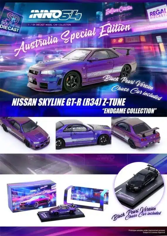 INNO64 1/64 Nissan Skyline GT-R (R34) Z-Tune "ENDGAME" IN64-R34ZT-ENDGAME