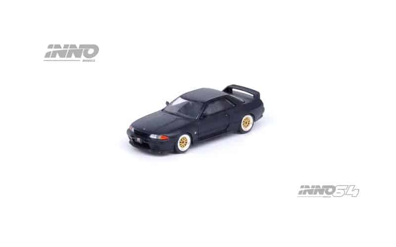 INNO64 1/64 Nissan Skyline GT-R (R32) Matt Black Special Edition IN64-R32-MB